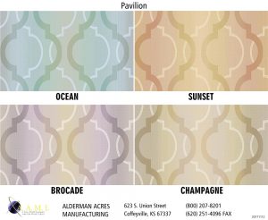 Cubicle Curtain Colors 1 - Alderman Acres Manufacturing